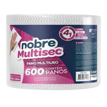 Imagem de Pano Multiuso Branco 300mx20cm Nobre 600 Unidades