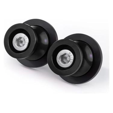 Imagem de BYYINGSUS Bobinas Swingarm Suportes Traseiros Deslizantes de Parafuso Acessórios de Motocicleta Compatível com Ninja ZX6R ZX636 250SL 250 300 400 650 1000SX (10 mm Preto)