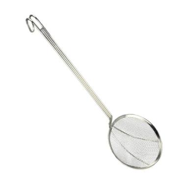 Imagem de YWJLQH Colher Escumadeira, Peneira de Malha com Alça, Resistente Ao Calor, para Fritar Alimentos, para Cozinhar Batatas Fritas, 20 cm