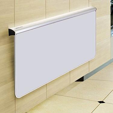 Imagem de LXB Mesa de computador para casa montada na parede - mesa de parede de madeira maciça dobrável mesa de jantar mesa de computador mesa de aprendizagem mesa de escrita doméstica/branca / 100 × 58 cm