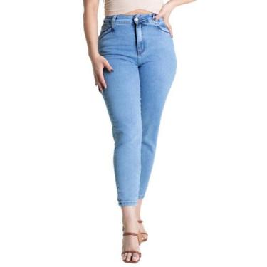 Imagem de Calça Jeans Sawary Mom - 281007 - Azul 38, Azul, 38