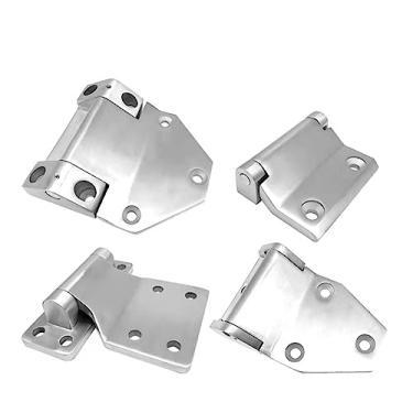 Imagem de Dobradiças de porta de aço inoxidável para equipamentos de máquinas industriais pesadas, 1 peça (60 mm x 47 mm x 6 mm)