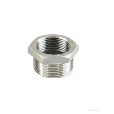 Imagem de 1/20.3 cm 1/10.2 cm 3/20.3 cm 1/5.1 cm 3/10.2 cm 2.5 cm SS304 encaixes redutores de tubos de aço inoxidável sextavado bucha de rosca macho para fêmea encaixe de tubulação (DN25XDN32)