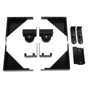 Imagem de Depisuta Kit de Portão Deslizante, Hardware de Portão Deslizante Resistente de Aço Carbono Com Rodas, Kit de Hardware de Portão Olling para Cerca de Madeira, Operações Deslizantes Suaves