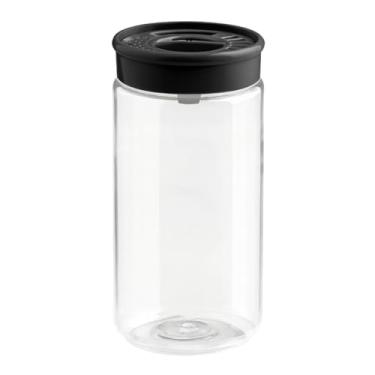 Imagem de Porta Tempero 350ml Redondo Dosador Preto Frasco Cozinha (1)