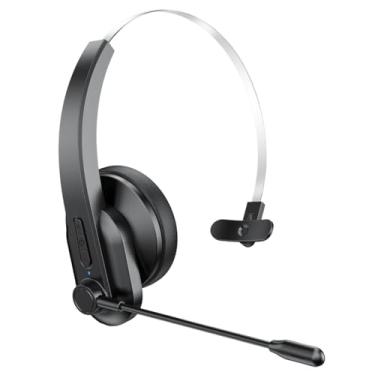 Imagem de Sanpyl Fone de Ouvido Bluetooth para Caminhoneiro Com Cancelamento de Ruído AI Com Dongle USB, 50 Horas de Tempo de Conversação Fone de Ouvido Sem Fio de Ouvido único para Motoristas