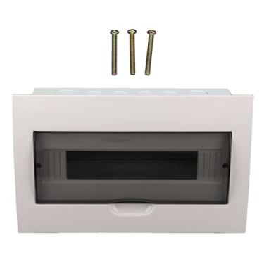 Imagem de Caixa de Proteção do Disjuntor, Trilho DIN Caixa de Proteção de Distribuição à Prova d'água de 15 Vias Disjuntor de Caixa de Distribuição à Prova d'água, Caixas Elétricas