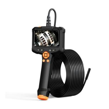 Imagem de cameraBoroscópio Endoscópio 10m HD 1080p com Luz LED Ajustável Câmera de Inspeção IP67 Impermeável