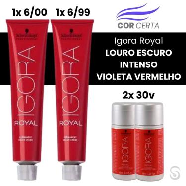 Imagem de Igora Royal LOURO ESCURO INTENSO VIOLETA VERMELHO