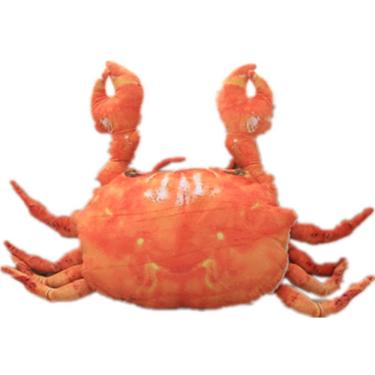 Imagem de Brinquedo de pelúcia, caranguejo realista, 58x60 cm, bicho de pelúcia macio