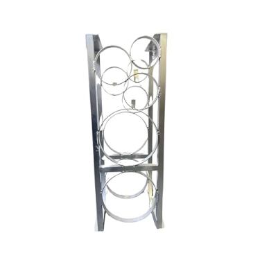 Imagem de Suporte de tanque resistente F&L – Rack de cilindro universal para Freon, oxigênio, nitrogênio e CO2 – Suporte seguro para tanque para uso industrial, médico e HVAC – Alumínio resistente à ferrugem (2