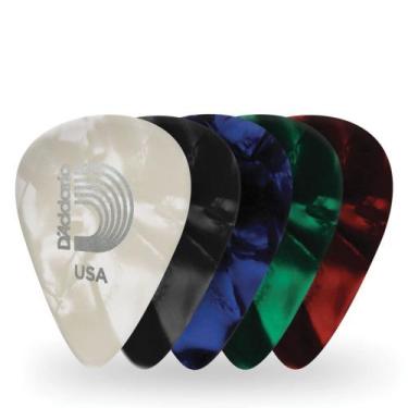 Imagem de Palheta Celuloide Perolada Cores Leve D Addario 1CAP2-10 - D ADDARIO A