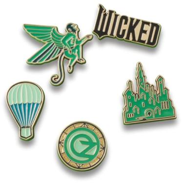 Imagem de Crocs Pingentes de sapato Jibbitz para filmes e programas de TV, Wicked, 5 Pack