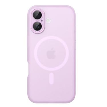 Imagem de JETech Capa Fosca para iPhone 17 6,3 Polegadas Compatível com MagSafe, Proteção Total da Lente da Câmera, Case Capinha Macia de TPU Fosco Translúcido, Anti-Impressão Digital (Roxo)