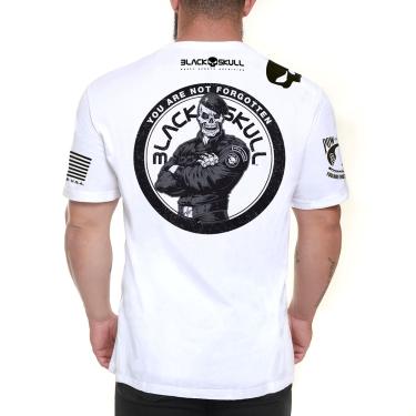Imagem de Camiseta Black Skull Dry Fit Soldado Bope Branca Camiseta Dry Fit Soldado Bope Branca – M