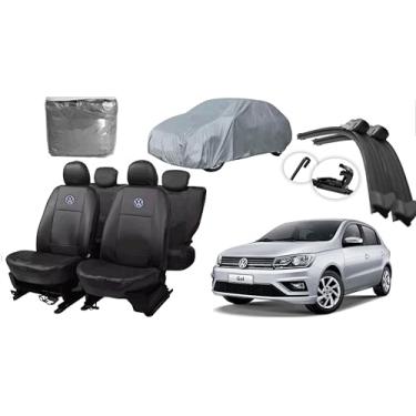 Imagem de Capa de couro +Capa de cobrir + Limpador de para - brisa -VW gol 12-22