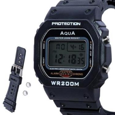 Imagem de Relógio Aqua GP-519 Masculino com Pulseira Pilha Extra-Masculino