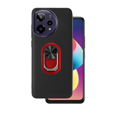 Imagem de DAMONDY Capa para Boost Bounce 4G SL201D, capa fina Boost Mobile Bounce 4G com suporte de 360 anéis para celular Boost Mobile Bounce 4G - Vermelho