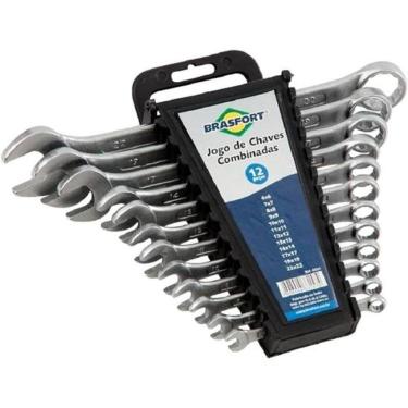 Imagem de Kit De Chave Combinada Com 12 Peças De 6 A 22mm Brasfort
