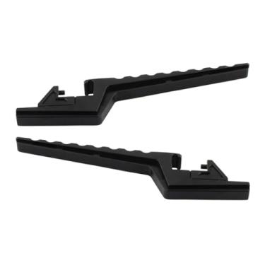 Imagem de Ysyqkn Apoios para Os Pés Do Passageiro, Suportes de Extensão, Apoios para Os Pés Antiderrapantes, Pedais Traseiros, Modificação de Pedais de Bicicleta, Preto