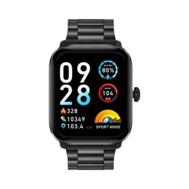 Imagem de Relógio Inteligente Feminino 1.83" Tela Sensível Ao Toque Completa Mon