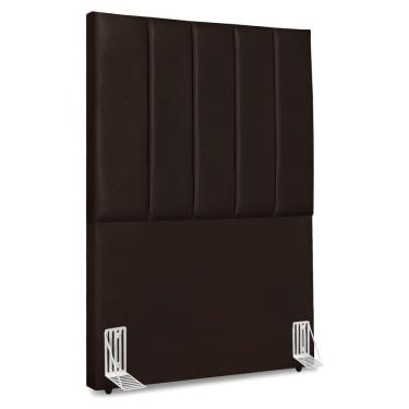 Imagem de Cabeceira Solteiro 90 Cm Com Frame Dalia Corino Marrom Artte Marrom