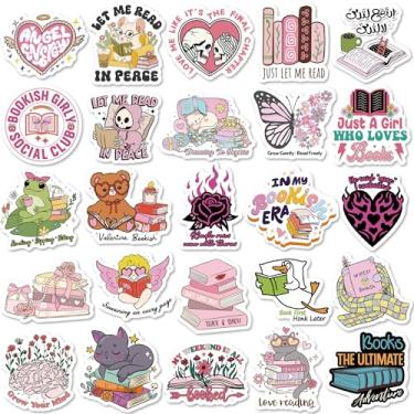 Imagem de SUSIHI Adesivos românticos apimentados para Kindle, laptop 80 peças de vinil holográfico à prova d'água adesivos românticos escuros presentes para adultos, mulheres, meninas, adolescentes leitoras