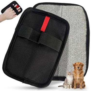 Imagem de Choodeks Luvas de remoção de pelos de animais de estimação, ferramenta eletrostática preta para cães, gatos, móveis, assentos de carro, roupas, tapete, design reutilizável 2 em 1, pacote com 2 (design