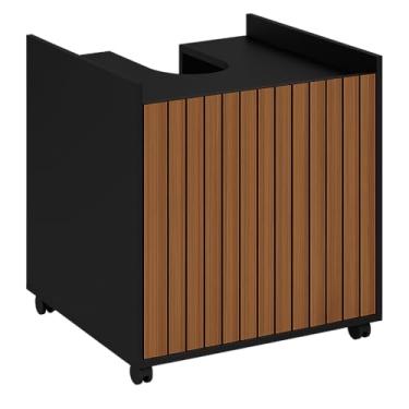 Imagem de Gabinete de Banheiro armario Para Pia De Coluna(Ripado)