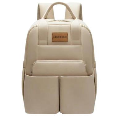 Imagem de Mochila Maternidade Impermeável Multifuncional Grande Mamãe e Bebê Bol