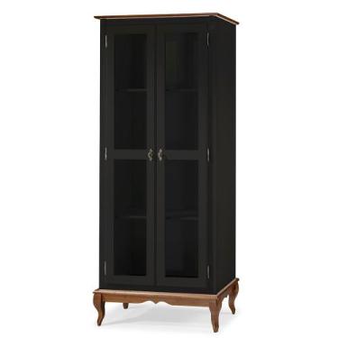 Imagem de Cristaleira de Vidro e Madeira com 2 Portas Hannover - M560300 - Linz,