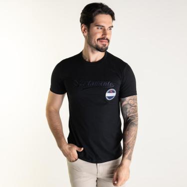 Imagem de Camiseta Acostamento Premium Clothing Preta-Masculino
