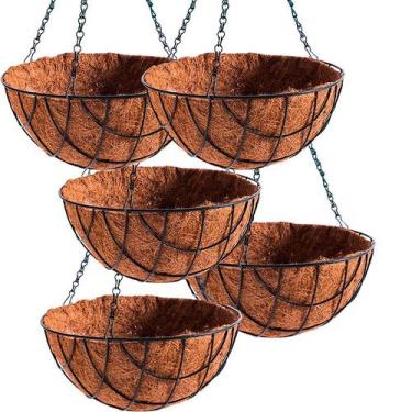 Imagem de Vaso de Pendurar Com Pendente De Ferro 20, 25, 30, 35 e 40cm Decoração