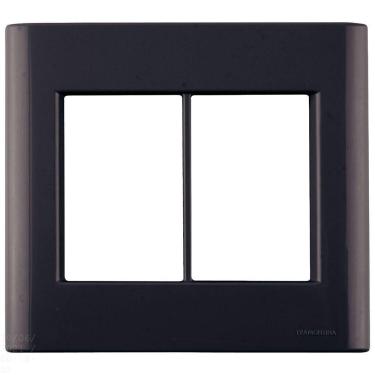 Imagem de Placa 6 Postos 4x4 Tramontina Giz Grafite Tramontina