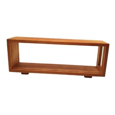 Imagem de Generic Moldura de mesa retangular em madeira para fotos, ideal para colecionadores, buquês e lembrancinhas. Multiuso, Colorido