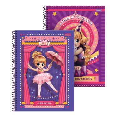 Imagem de Caderno Espiral Universitario Capa Dura 20M Foroni Judy 2X320fls