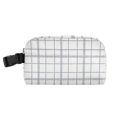 Imagem de TSENQUE Lancheira de guingão xadrez personalizada para mulheres, meninas, lancheira masculina e infantil, lancheira para trabalho, bolsa térmica para escola