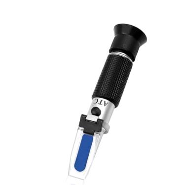 Imagem de Ferramenta específica portátil do equipamento do medidor do refratômetro atc do verificador 0-80% do índice de soli da mistura concreta para a pintura médica da indústria(80)