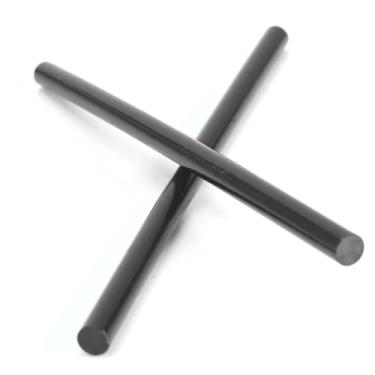 Imagem de GLOGLOW Outras Necessidades Diárias Domésticas Borracha de Poliuretano, 7x150mm, Pacote Com 10, Colorido, para Artesanato DIY e Projetos Escolares Bastões de Cola Quente, Nan (Preto)