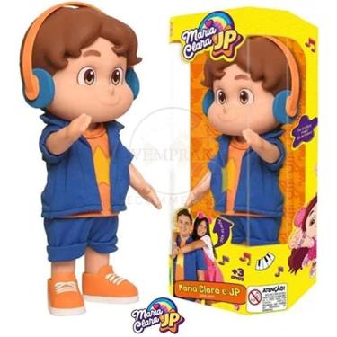 Imagem de Boneco JP Mecanizado 14 Frases - Baby Brink, Azul e Vermelho, Maria Cl