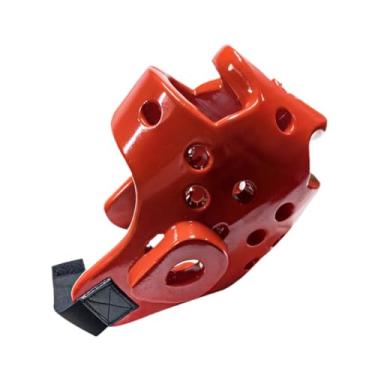 Imagem de RNXRZANK Protetor de Cabeça para Boxe, Taekwondo, Respirável, com Proteção para Testa E Orelhas, Ideal para Kickboxing E Grappling, Vermelho, M