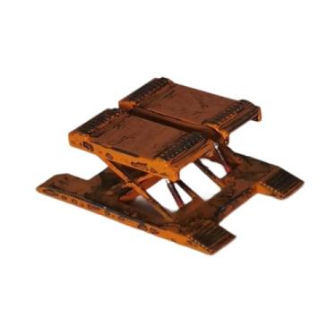 Imagem de YIJU Elevador em escala 1:64, modelo de elevador de garagem para carros, ornamento de mesa, adereço fotográfico, simulação de diorama, decoração de micro