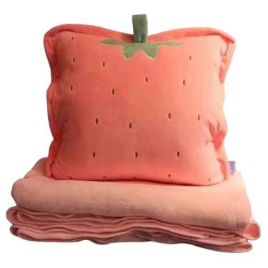 Imagem de Cobertor Almofada Plegável 2-em-1 Extend para Casa Escritório Carro Sofá com Fecho Zipper Costurada