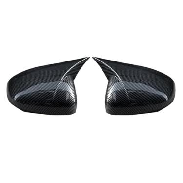 Imagem de Capa Para Espelho Lateral Do Carro, Preta, Compatível Com Benz Sedan Saloon Classe-A CLA W177 C118 V177 CLA200 CLA250 CLA35 A180 2019 2020(Carbon Fiber)