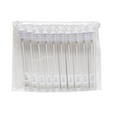 Imagem de Mini Tubos De Bolhas Brancos E Rosas 10 Peças Brinquedos De Sabão Para