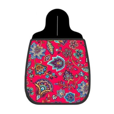 Imagem de Lixeira De Carro Organizador Lixinhocar Arabesco Floral Pink