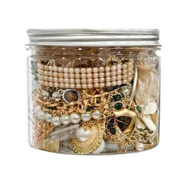 Imagem de HEWYUR Jarra de joias misteriosa - Jarra de joias surpreendente multiestilo, conjunto de joias misteriosas e lindas para mulheres - colar, brincos, anel, pulseira, broche - presente de aniversário