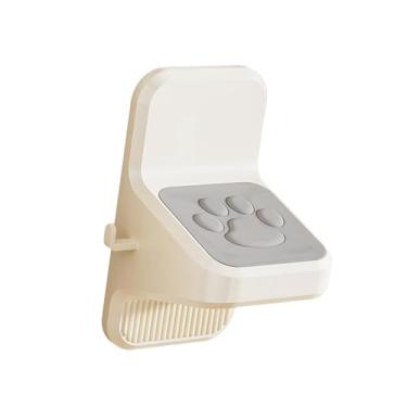 Imagem de KiBcsLic Suporte para os pés para chuveiro, banheiro, pedal ergonômico, montado na parede, apoio conveniente e antiderrapante para depilar as pernas, fazer, Branco Cinza