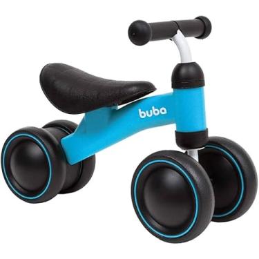 Imagem de Bicicleta Apoio Andador Sem Pedal Infantil Equilíbrio Buba (Azul)