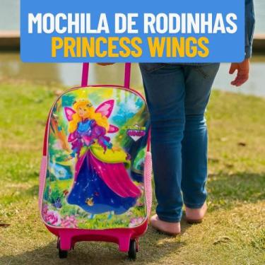 Imagem de Mochila de Rodinhas Infantil Princess Wings - first
